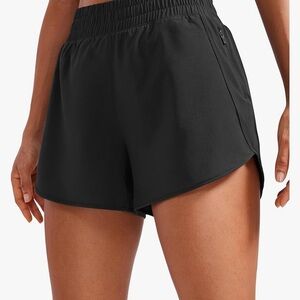 EUC Move Theology Black womens shorts Sz XL elasticated waist